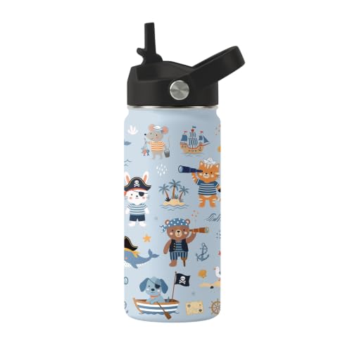 Pirate Animals 16 oz Water Bottle