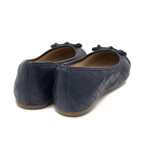 Sapatilha Matelassê Pattini com Laço Marinho Azul Marinho 37