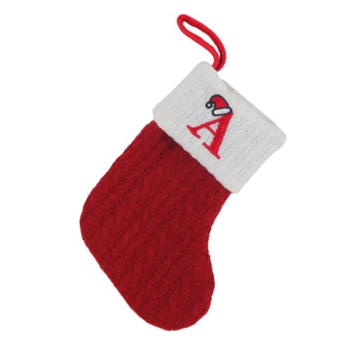 Pochette pour de Noël en tricot pour cadeaux et sapin - 7