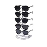 Storage Rack for Glasses,Desktop Glasses Rack,AfZoryxn Sunglasses Stand,Sunglass Organizer,Eye Glasses Holder,Eyeglasses Sunglasses Storage Display Stand Holder Organizer Case Show Rack for 5 Glasses