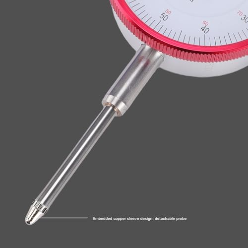 Garosa Messuhr, 0 Bis 30 Mm Bereich, 0,01 Mm Genauigkeit, Edelstahl, Stoßfest, mit Austauschbarer Sonde und Feststellknopf für Holzbearbeitungsdrehmaschine, Werkstatt, CNC-Maschine