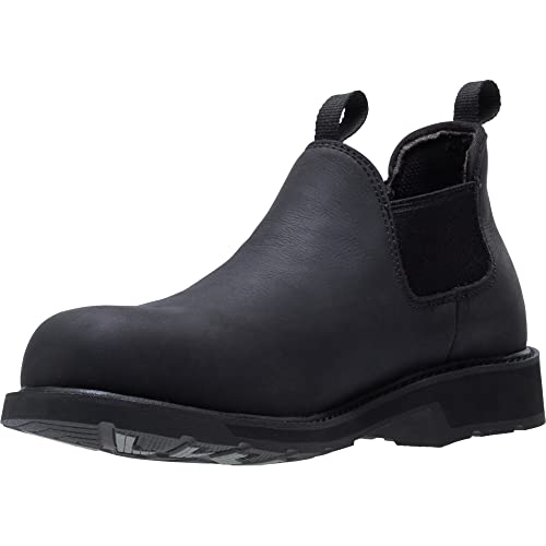 Wolverine Men's Ranchero Romeo Steel Toe Industrial Shoe, Pull-On Slate, 7 Extra Wide by Wolverine - Used condition - Image 5