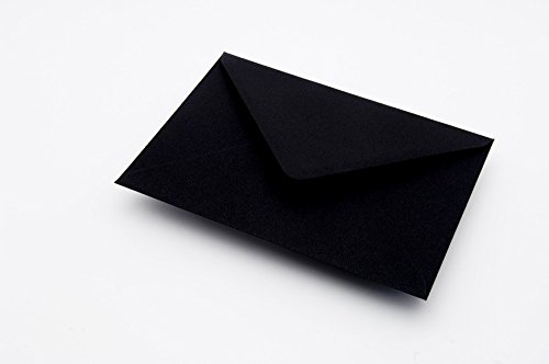 5x7 (133x184mm) Black 100GSM Envelopes (Pack of 25,50,100,250,500,1000)