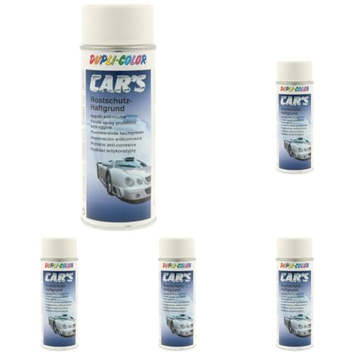 DUPLI-COLOR 218194 CAR´S Rostschutz Haftgrund weiss 400 ml (Packung mit 5)
