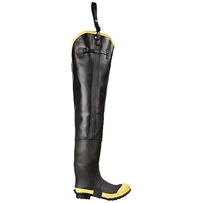 LaCrosse Storm Hip 31 Mens Insulated Steel Toe Work Boots featuring Foam Insulation, Natural Rubber Construction, and Grippy Trac-Lite Outsole