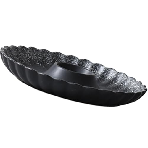 Plato cerámico redondo para salsa y sushi Garneck