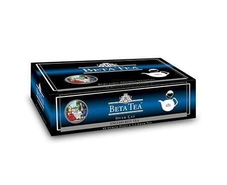 Beta Tea English Best Demlik Poşet 48 Adet (Seylan Çayı - Ceylon Tea) (Earl Grey - Bergamot - Tomurcuk Çayı)