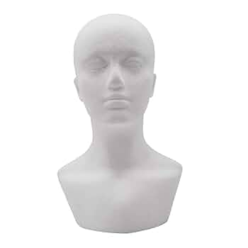 Amazon.co.jp: マネキンヘッド 男性 ヘッドモデル トルソー