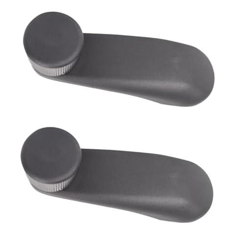 GMLFO Black Window Crank Handle Pair Set Of 2 For Chevy|GMC Truck LZY1441 Cover