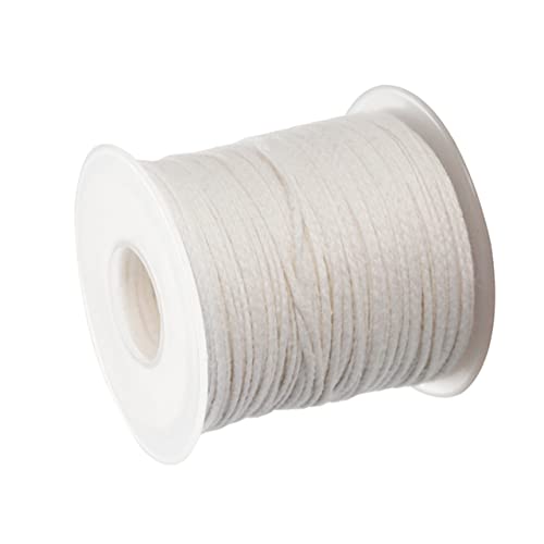 2 rollos de mechas trenzadas para velas blancas