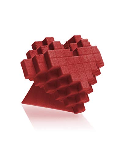 Candellana Candles Pixel Heart Candela, Paraffina