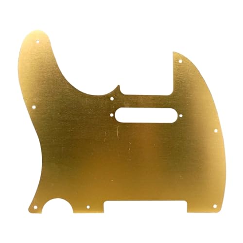 Pickguard de guitare 8 trous en métal doré pour remplacer une plaque rayée