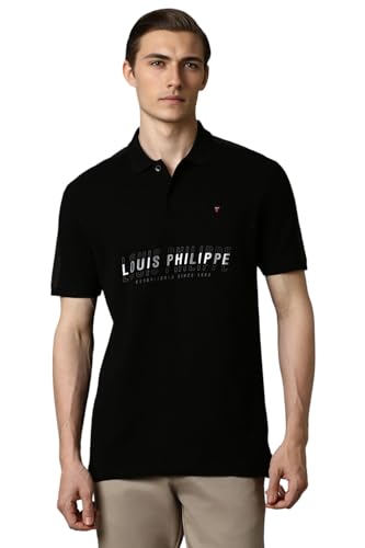 Image of Louis Philippe Men's Cotton Slim Fit T-Shirt