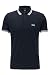 Produktbild BOSS Herren Paddy Poloshirt aus Baumwoll-Piqué mit Streifen an Kragen und Ärmelbündchen