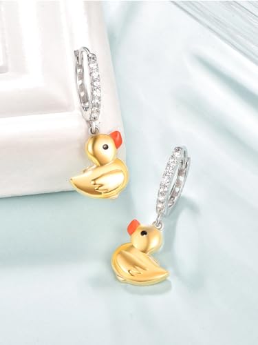 Silver Hoops Earrings for Women 925 Sterling Silver Hoop Animals Dangle Earrings Hypoallergenic Sleeper Huggie Earring2