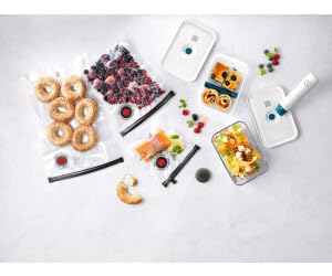 ZWILLING Aufbewahrungssystem Fresh&Save Aufbewahrungsbox, (Set, 21 tlg.), Borosilikatglas,Kunststoff, Silikon, 21tlg, (Vakuum Starterset)