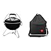 Weber 1121004 Smokey Joe Premium, Holzkohlegrill, 37 cm, schwarz, für unterwegs, tragbar + Premium Tragetasche für tragbaren Holzkohlegrill Smokey Joe, schwarz, 39,4 x 33,5 x 5,6 cm