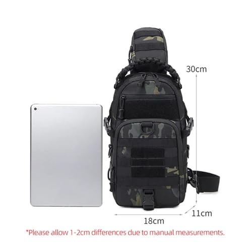 Sac de poitrine tactique pour éviter le mal de dos en randonnée active - 7