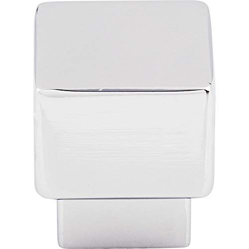 Top Knobs Tk32Pc Sanctuary Collection 1" Tapered Square Knob, Polished Chrome #TOP13