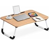 Table de lit stable et sûre : la combinaison robuste du plateau de table en MDF et des pieds en métal assure une grande stabilité. Les pieds antidérapants empêchent le glissement et protègent le lit, le canapé et le sol.