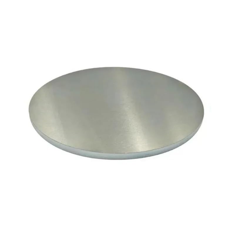 1 Stück Aluminium-Rundplatte, Aluminium-Rundplatte, runde Scheibe, Durchmesser 50 mm, 80 mm, 120 mm, Dicke 0,5 mm – 6 mm (Color : Thick 0.5mm, Size