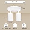 GeyouLux LED Ceiling Spotlight 2 Way, GU10 Spotlights Ceiling Lights Rotatable, Modern White Round Ceiling Spots for Kitchen Bedroom Living Room, Bulb Not Included #3