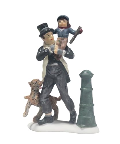 Department 56 Dickens A Christmas Carol Bob Cratchit And Tiny Tim Accessory Figurine, 2.75 Inch, Multicolor
