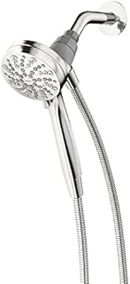 Moen Chrome Engage Magnetix 3.5-Inch Six-Function Eco-Performance Handheld Showerhead with Magnetic Docking System, Removable Shower Head with Metal Hose, 26100EP