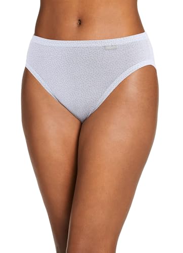 Image of Jockey Women's Underwear Elance French Cut - 3 Pack, Marina Blue /Simple Scatter Dot /Simple Spring Bouquet, 5