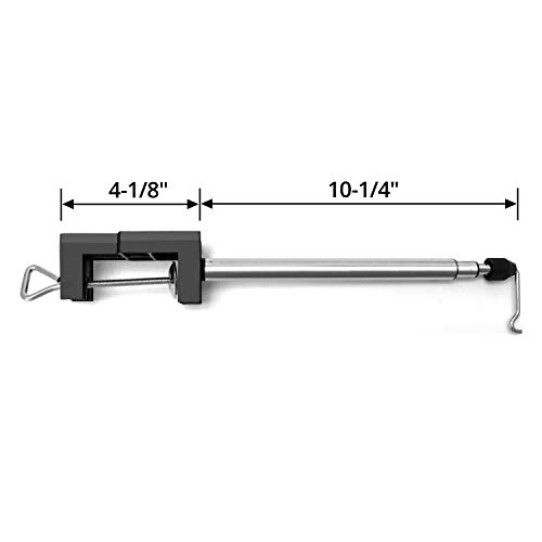 Image of QWORK Rotary Tool Round Grinder Telescopic Hanging Stand Holder with Table Clamp, Flex Shaft Hanger Stand Tool for Household Instustrial Outdoor