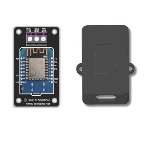 Ouvre-porte de garage intelligent RatGDO Open Source avec boîtier pour Chamberlain