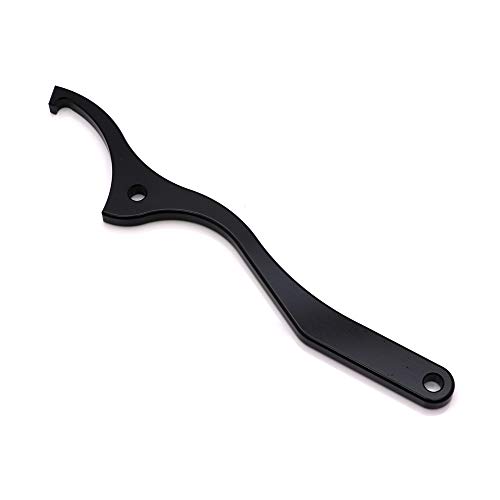 Image of Rear Shock Spanner Wrench WP Shocks Tool For 125-500 2017-2022, 125-450 SX /SXF /XC /XCF 2016-2022, Husqvana 125-501 TE /FE /TC /FC /TX /FX 2017-2022 Black