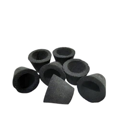 Black Charcoal Sambrani Dhuni Cups (Empty Cups,100 pc)