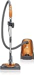 Kenmore 81214 200 Series Pet Friendly Lightweight Bagged Canister Vacuum with HEPA, 2 Motor System, and 3 Cleaning Tools-Orange