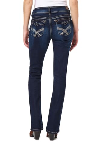 WallFlower Women's InstaStretch Luscious Curvy Bootcut Jeans, Betsy, 1