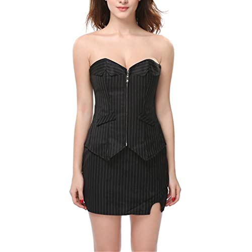 Corset costume professionnel pour femme parfait sous une veste de tailleur