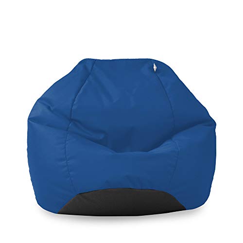 rucomfy Beanbags Kids Classic Cotton Bean Bag. Home or Bed Room Chair. Durable & Comfortable. Machine Washable - 65 x 85cm (Royal Blue)