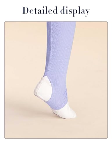 Image of Girls Leg Warmer Knitted Workout Socks for Ballet, Athletic Legsleeve for Dance Warm up
