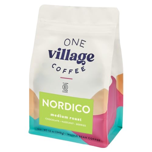 One Village Coffee Nordico Medio Tostado En Grano 12oz miniatura 3