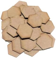 Memoir 44 Hex Tile Blanks 20 Pack Laser Cut MDF FAST SHIPPING