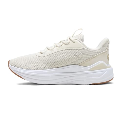 PUMA Womens Stakd Evo Running Sneakers Shoes - Off White - Size 7 M3