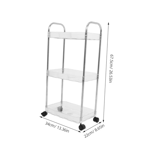 Chariot de rangement à roulettes pour optimiser l'espace de coiffure
