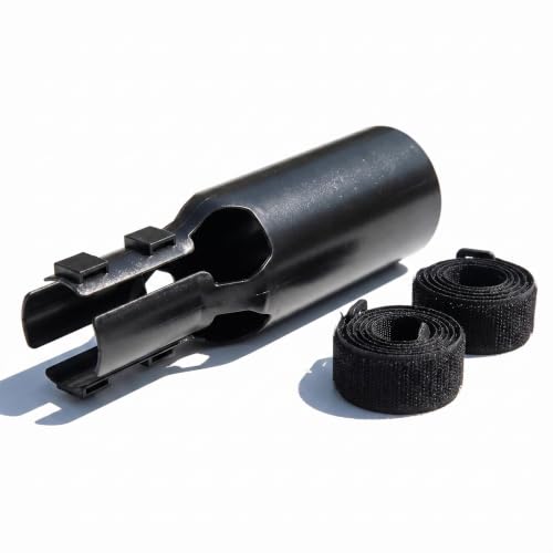 Leaf Blower Air Booster - Airflow Amplifier Turbo Extension Fits 2-4 Inch Nozzle High-Speed Extension for Yard Lawn Leaf/Gravel/Light Snow/Debris CleanupBlack 1PC