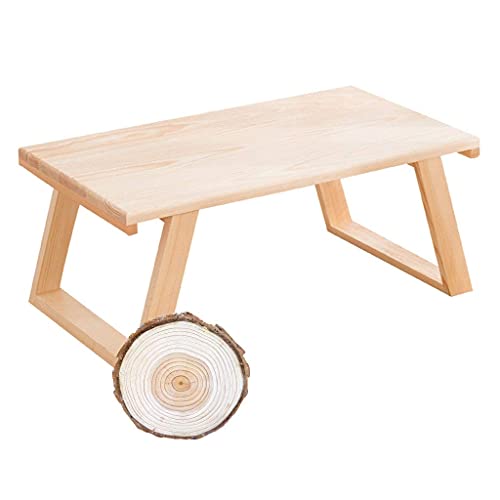 Table de lit en bois anti-rayures, table basse multifonction simple et facile à utiliser