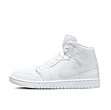 jordan stance on women's rights Mittlerer Hals Nike Damen WMNS AIR Jordan 1 MID Sneaker, White/White-White, 42.5 EU