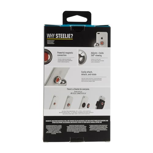 Image of Nite Ize Steelie Squeeze Dash Kit - Magnetic Cell Phone Holder for Car Dashboard - Adjustable Phone Holder for Cars - Compatible with Apple MagSafe iPhones & Accessories