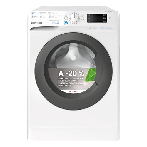 Privileg PWFV X 953 AA Waschmaschine-Frontlader/9 kg/Water Balance Plus/Dynamic Inverter-Motor/Mehrfachwasserschutz+/ Kurz 45’/ Express 30’/ Antiflecken-Option