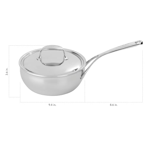 Demeyere Atlantis 3.5-Qt Stainless Steel Saucier product image