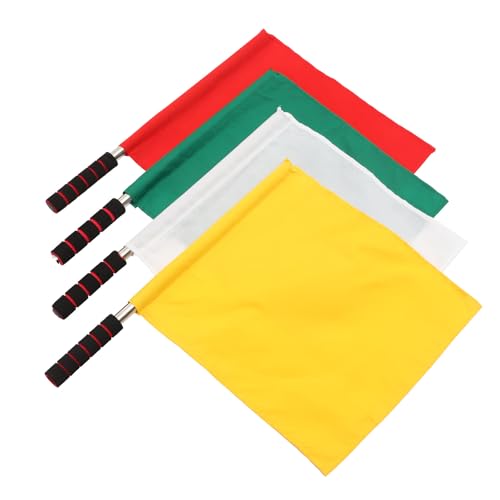 Banderas de árbitro Uonlytech de alta visibilidad para entrenamientos 2