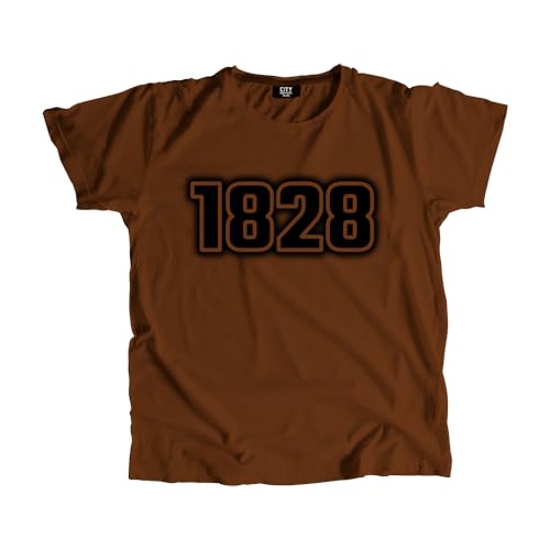 T-shirt 1828 Year premium avec finitions haut de gamme pour adulte